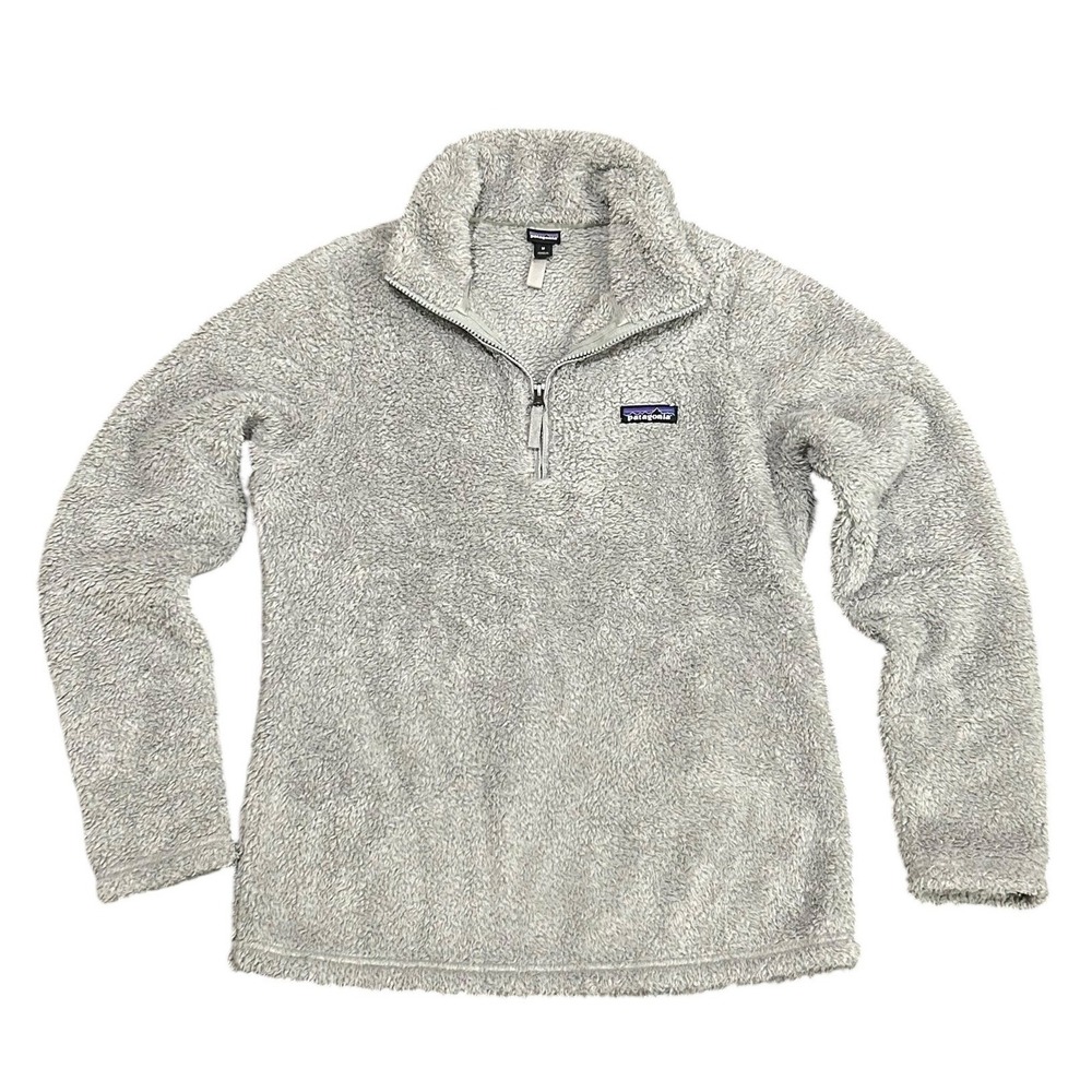 Patagonia Los Gatos 1/4 Zip Fleece Pullover Grey Womens M STY25235 FA19 - Picture 1 of 6